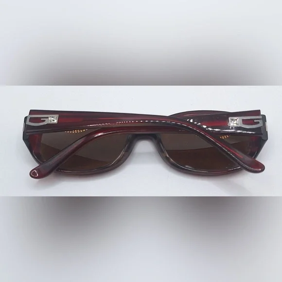 Guess GU6225 Burgundy Oval Sunglasses Frames Only - Picture 4 of 8